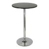 3 Piece Modern Dining Set with Bistro Table and Two Stools