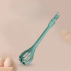 1pc; Multifunctional 3-in-1 Egg Whisk Food Holder Noodle Holder Baking Tool Egg Stirrer Manual Whisk 1 Pack 11.02''√ó2.76'' - Green