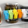 4pcs Multifunctional Fresh-keeping Sealed Storage Clip; Refrigerator Side Door Organiser Clips; For Kitchen Storage Clips; Kitchen Supplies - Color 4p