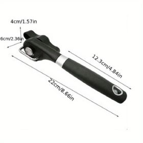 1pc Multifunctional Can Opener Side Open Quick And Simple Stainless Steel Can Opener Knife Kitchen Can Opener Gadget Kitchen Utensils - 1 PC