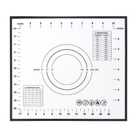 1pc Silicone Kneading Board; Thicken Multifunctional Non-stick; Roll Up Receive Kneading Pad; 40*60cm/15.7*23.6in; 26*29cm/10.2*11.4in - Black - 10.2*