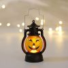 LED Haloween Pumpkin Ghost Lanter Candle Light Halloween Party Decoration for Home Holiday Bar Horror Props Oil Lamp Kids Toy - Style C