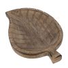 WILLART Wooden Serving Platter Tray for Serving Salad Fruits or Platters (Dimension : LxBxH - 30 cm x 19 cm x 2.54 cm) - AKLEAFSTRAY