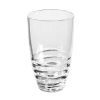 Swirl Acrylic Glasses Drinking Set of 4 (20oz), Plastic Drinking Glasses, BPA Free Cocktail Glasses, Drinkware Set, Hi Ball Plastic Water Tumblers - a