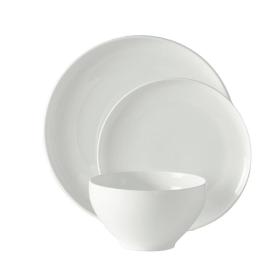 Better Homes & Gardens Vivian 12 Piece Porcelain Dinnerware Set - Better Homes & Gardens