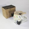 SYNC - [Kitty Carnival] Coffee Mug / Wood Lid (4.2 inch height) - SYNC-TM002