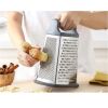 Stainless Steel Cheese Grater 9in 4 Sides, Perfect Grater For Parmesan Cheese. Vegetables, Ginger- Dishwasher Safe, Durable Random Color - Random