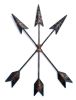 Iron Arrow Wall Decor Hanging Native American Arrow Decor with Sprinkles of Gold for Bedroom Living Room Kitchen Rustic Style Metal Art for Home Inter