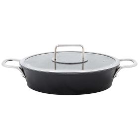 Serenk Excellence Granite Egg Pan with Glass Lid, 22 cm - Default Title