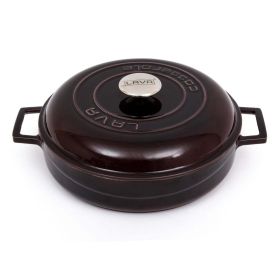 LAVA Premium Round Cast Iron Dutch Oven with Dome Lid 11 in / 28 cm - Default Title