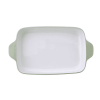 4.5qt Vitrified Stoneware Rectangular Baker Pistachio - Light green