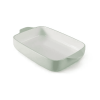 4.5qt Vitrified Stoneware Rectangular Baker Pistachio - Light green