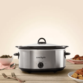 7qt Manual Slow Cooker - Stainless Steel SCV700-SS - Stainless Steel