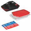 4pc Portables Easy Grab Baking Dish Set - glass