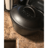 5qt Cast Iron Dutch Oven - black.