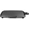 Dishwasher-Safe 20" Black Griddle with Adjustable Temperature Control - 20''