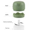 1pc Electric Garlic Chopper, Onion Chopper, USB Charging Vegetable Mincer, Electric Mini Chopper, Food Processor, Kitchen Tools - Green - 250ML