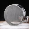 Super Fine Mesh Round Flour Sugar Powder Sifter, Stainless Steel Sieve Baking Sifter Strainer Mesh Cake Kitchen Tool Pan - 25cm