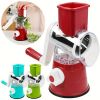 1 Set; 4in1; Vegetable Slicer; Multifunctional Fruit Slicer; Manual Food Grater; Rotary Cutter; Vegetable Grinders; Kitchen Stuff; Kitchen Gadgets - G