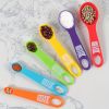 Set 12 Pieces Plastic Measuring Cup Measuring Spoon Set With Scale Color Kitchen Baking Tools Flour Milk Powder Coffee Measuring - 12pcs