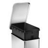 10L Profile Step Trash Can Brushed Stainless Steel - Stainless Steel