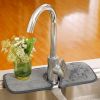 Kitchen Sink Splash Guard Sinkmat for Kitchen Faucet - grey