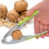 1pc Stainless Steel Nutcracker; Pine Pecan Hazelnut Plier Sheller Opener; Nut Cracker; Multi-Function Quick Walnut Cracker - Silvery