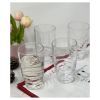 Swirl Acrylic Glasses Drinking Set of 4 (20oz), Plastic Drinking Glasses, BPA Free Cocktail Glasses, Drinkware Set, Hi Ball Plastic Water Tumblers - a