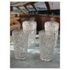 Paisley Acrylic Glasses Drinking Set of 4 Hi Ball (17oz), Plastic Drinking Glasses, BPA Free Cocktail Glasses, Drinkware Set, Drinking Water Glasses -