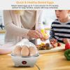 Electric Egg Cooker 7-Capacity BPA-Free Hard-Boiled Egg Maker w/ Auto-Off Measuring Cup - US