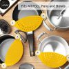 1pc Pasta Strainer - Cute Monster Eye Design - BPA Free Food Strainer For Kitchen - Noodle And Pot Strainer Kitchen Accessory Gift - Yellow