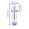 1pc Cookie Press; Clear Cookie Press Gun Kit; Multifunctional Cake Piping Gun; Cookie Press For Baking With Discs And Nozzles; Cookie Gun Press - Purp