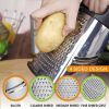 Stainless Steel Cheese Grater 9in 4 Sides, Perfect Grater For Parmesan Cheese. Vegetables, Ginger- Dishwasher Safe, Durable Random Color - Random