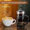 Mini French Press Coffee Maker 1 Cups, 12oz Coffee Press, Perfect for Coffee Lover Gifts Morning Coffee, Maximum Flavor Coffee Brewer with Stainless S