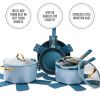 Non-Stick 12-Pieces Cookware Set - Blue