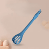 1pc; Multifunctional 3-in-1 Egg Whisk Food Holder Noodle Holder Baking Tool Egg Stirrer Manual Whisk 1 Pack 11.02''√ó2.76'' - Green