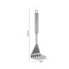 Stainless Steel Manual Potato Press;  Baby Food Masher;  Wavy Potato Press - Round hole