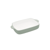 4.5qt Vitrified Stoneware Rectangular Baker Pistachio - Light green