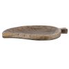 WILLART Wooden Serving Platter Tray for Serving Salad Fruits or Platters (Dimension : LxBxH - 30 cm x 19 cm x 2.54 cm) - AKLEAFSTRAY