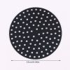 1pc 7.5in/8in/9in Air Fryer Liner Silicone Air Fryer Mat - Black - Round 8in