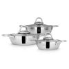 Serenk Definition 6 Pieces Stainless Steel Egg Pan Set - Default Title