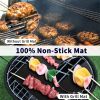 Reusable Non-Stick Copper Grill Mat and Bake Mat - beige