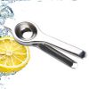 1pc Stainless Steel Lemon Squeezer Press; Hand Juicer Kitchen Tool - Silvery