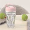 New 550ML Electric GYM Shaker Bottle Built-in Lithium Battery Outdoor Powder Shaker - Grey